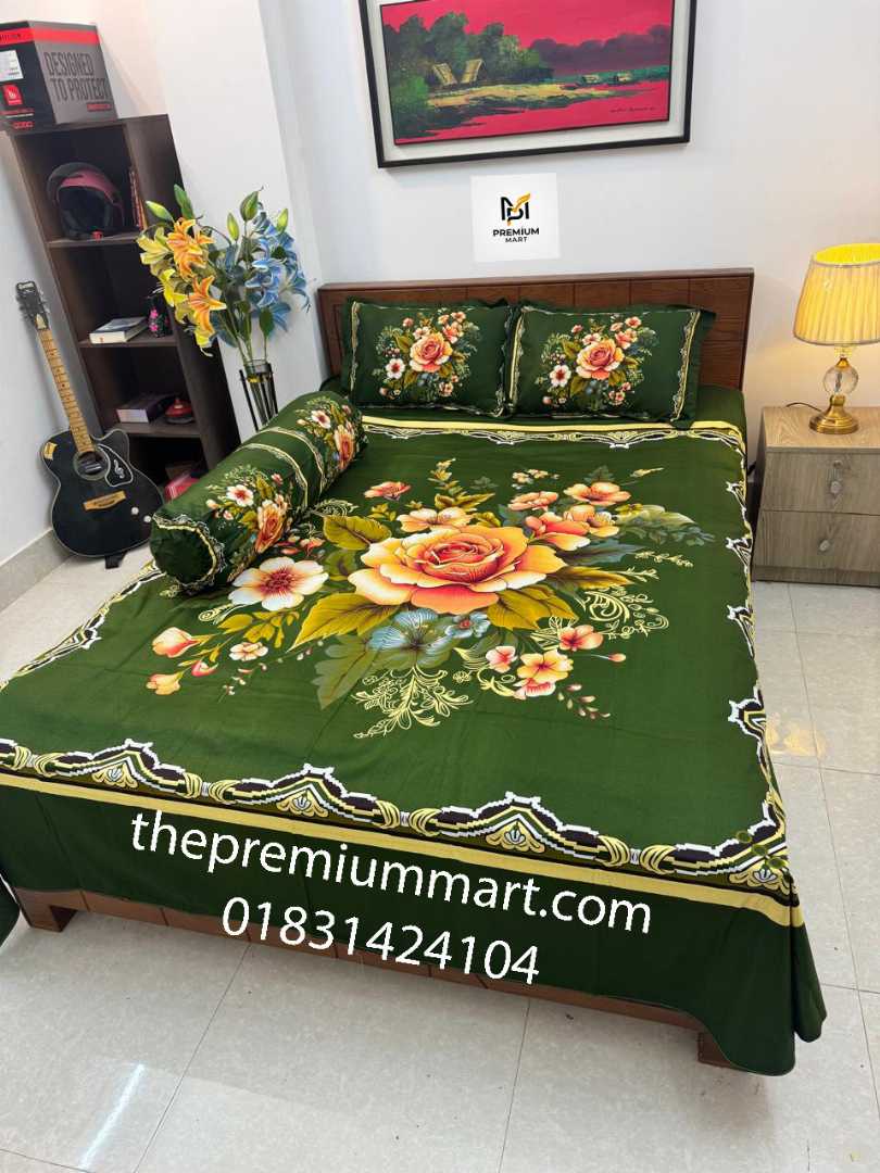 Premium,Quality,Panel,Cotton,Bed,Sheets