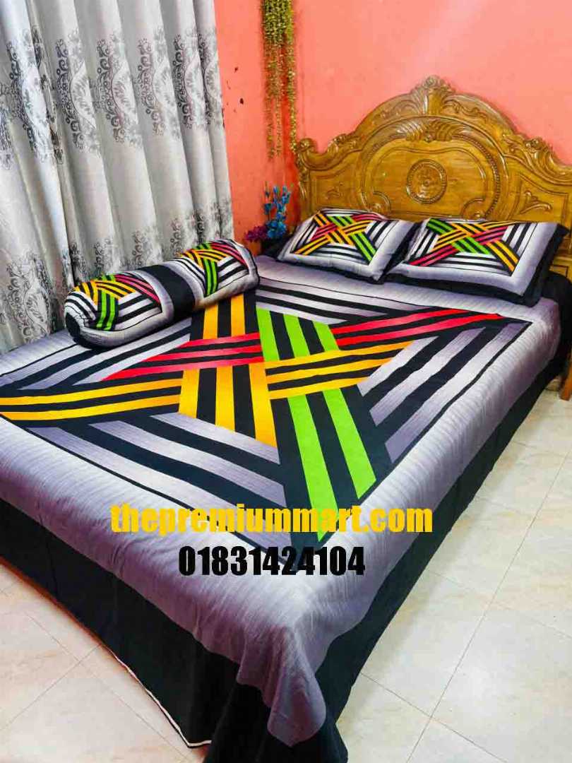 Premium,Quality,Panel,Cotton,Bed,Sheets