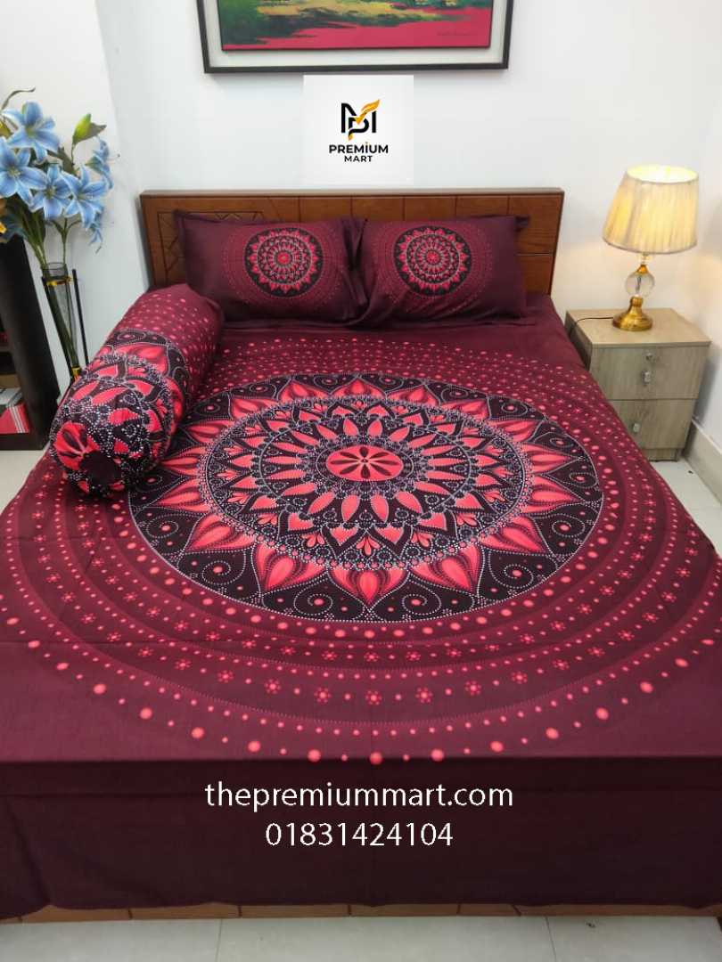 Premium,Quality,Panel,Cotton,Bed,Sheets