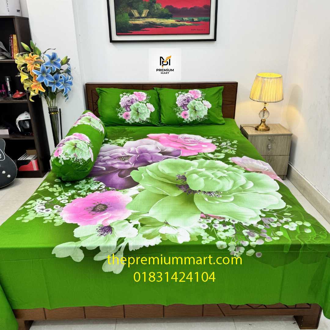 Premium,Quality,Panel,Cotton,Bed,Sheets