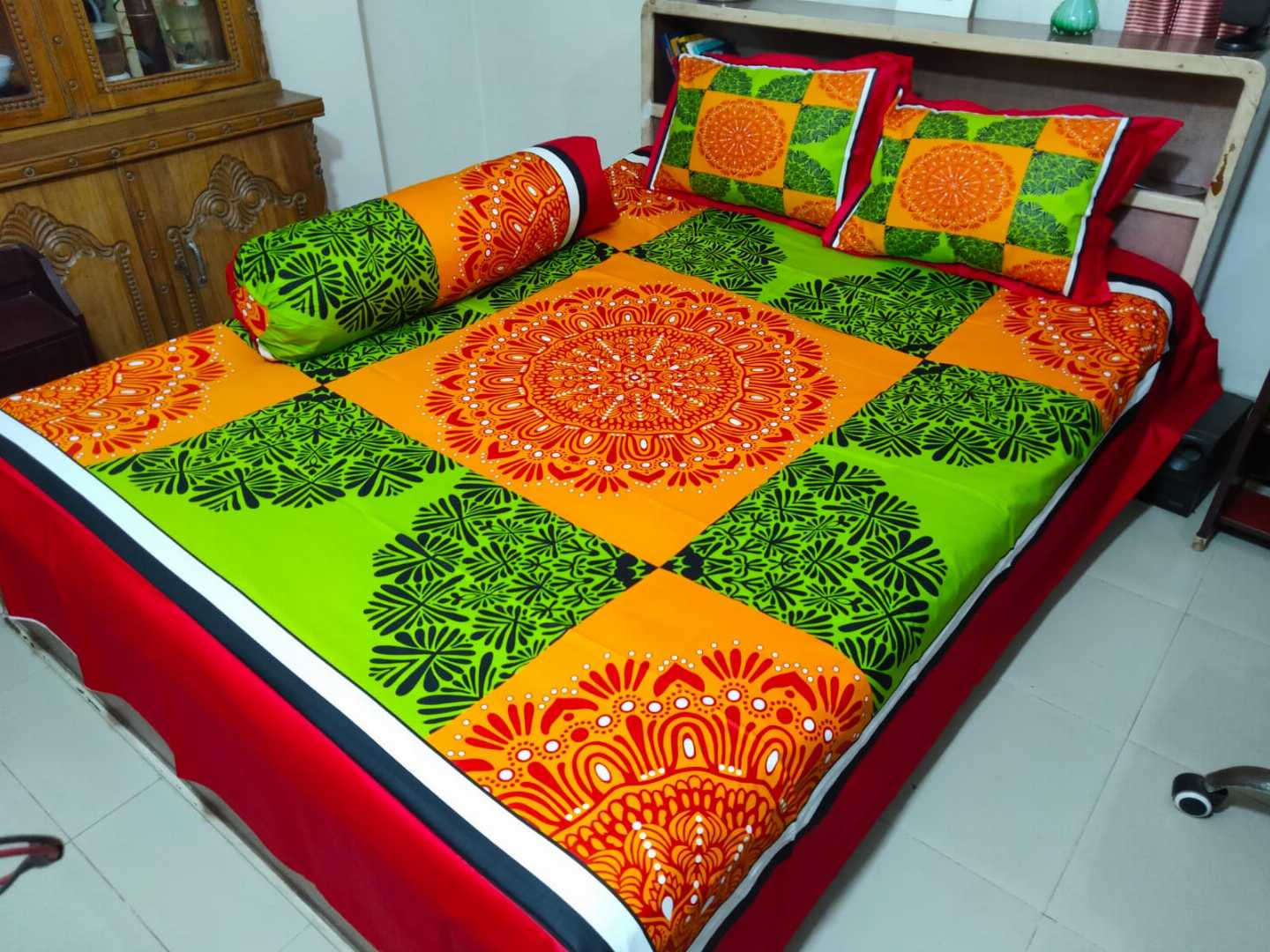 Premium,Quality,Panel,Cotton,Bed,Sheets