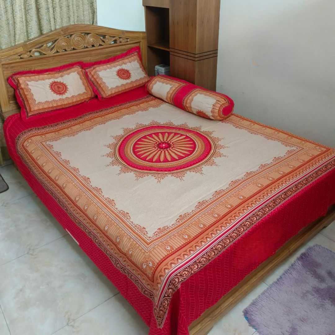 Premium,Quality,Panel,Cotton,Bed,Sheets