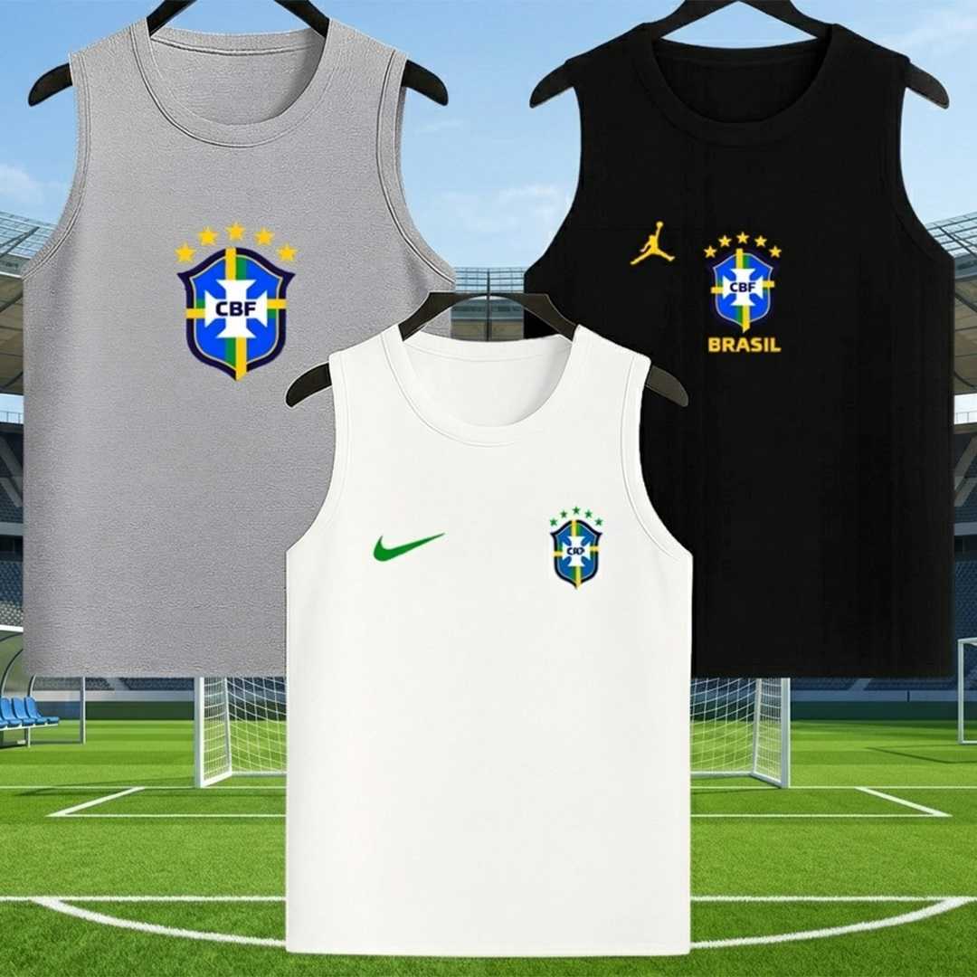 Brazil,Men's,Summer,Cotton,Sleeveless,Tank,Top,3,Pcs,Combo