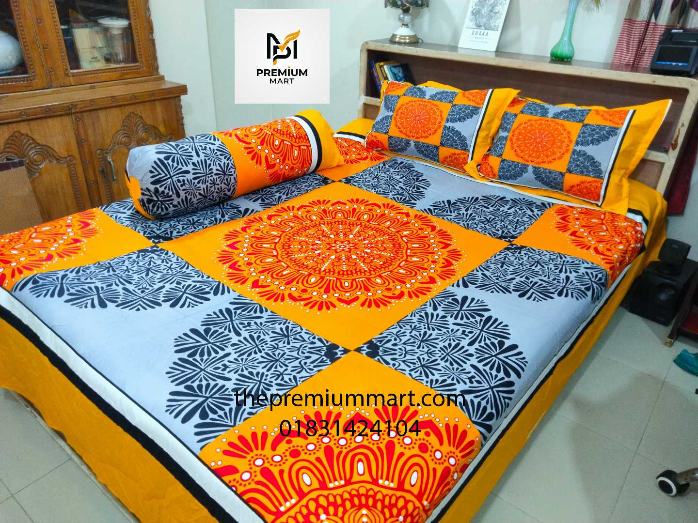 Premium,Quality,Panel,Cotton,Bed,Sheets