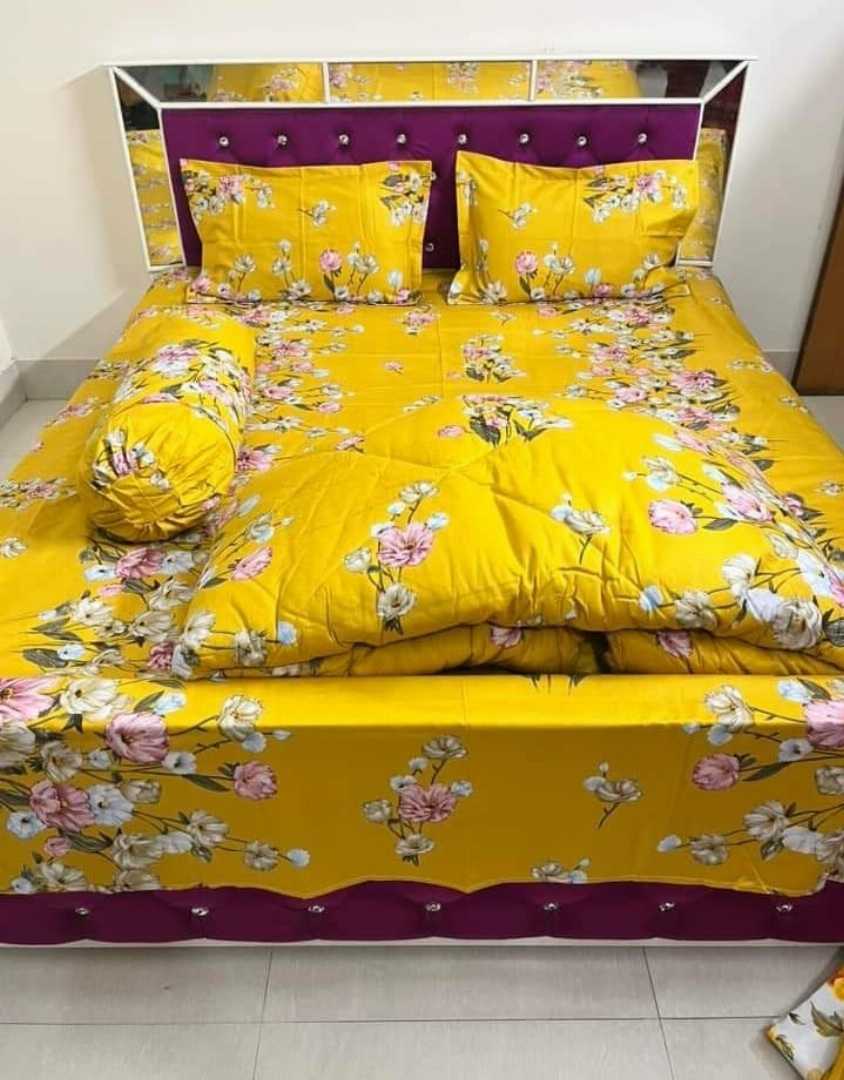Premium,Quality,Twill,Cotton,Comforter,5,Pcs,Set