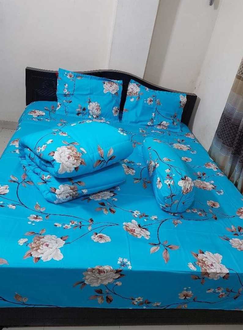 Premium,Quality,Twill,Cotton,Comforter,5,Pcs,Set