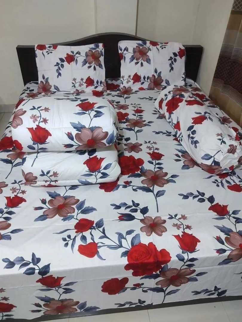 Premium,Quality,Twill,Cotton,Comforter,5,Pcs,Set