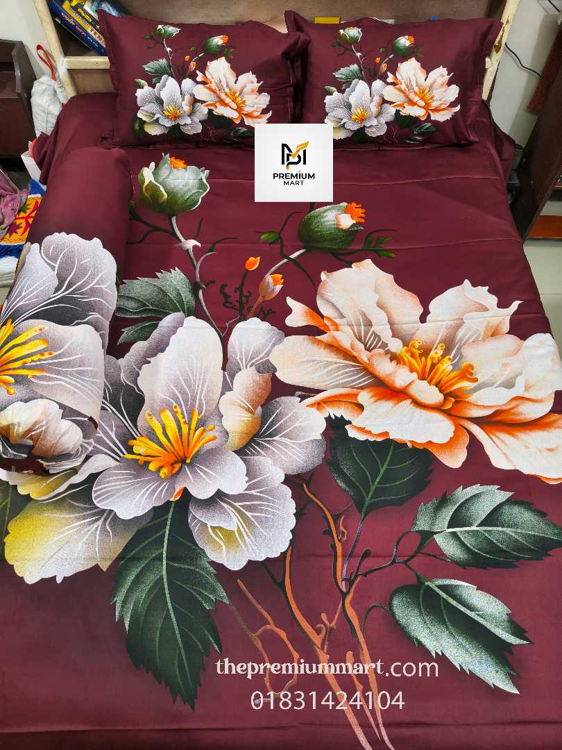 Premium,Quality,Panel,Cotton,Bed,Sheets