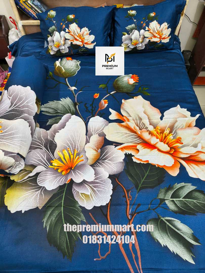 Premium,Quality,Panel,Cotton,Bed,Sheets
