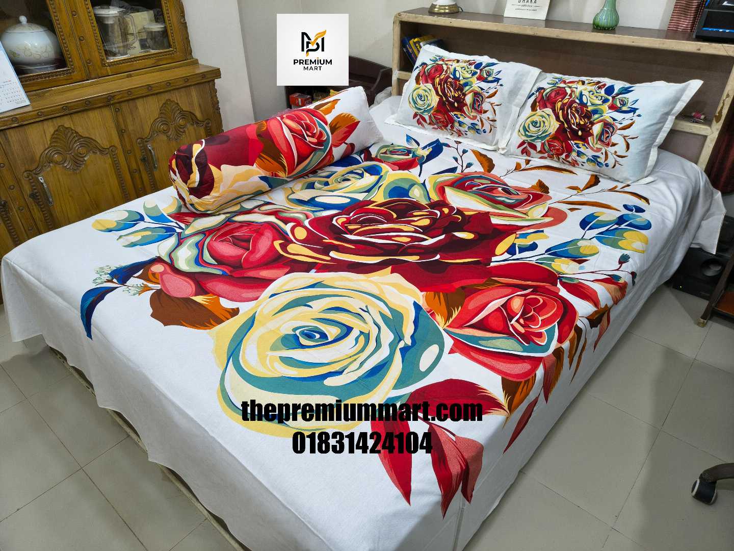 Premium,Quality,Panel,Cotton,Bed,Sheets