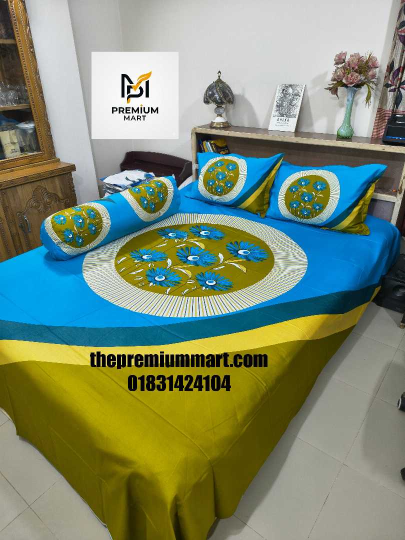 Premium,Quality,Panel,Cotton,Bed,Sheets