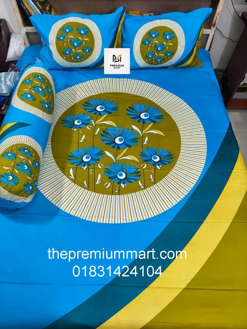 Premium,Quality,Panel,Cotton,Bed,Sheets