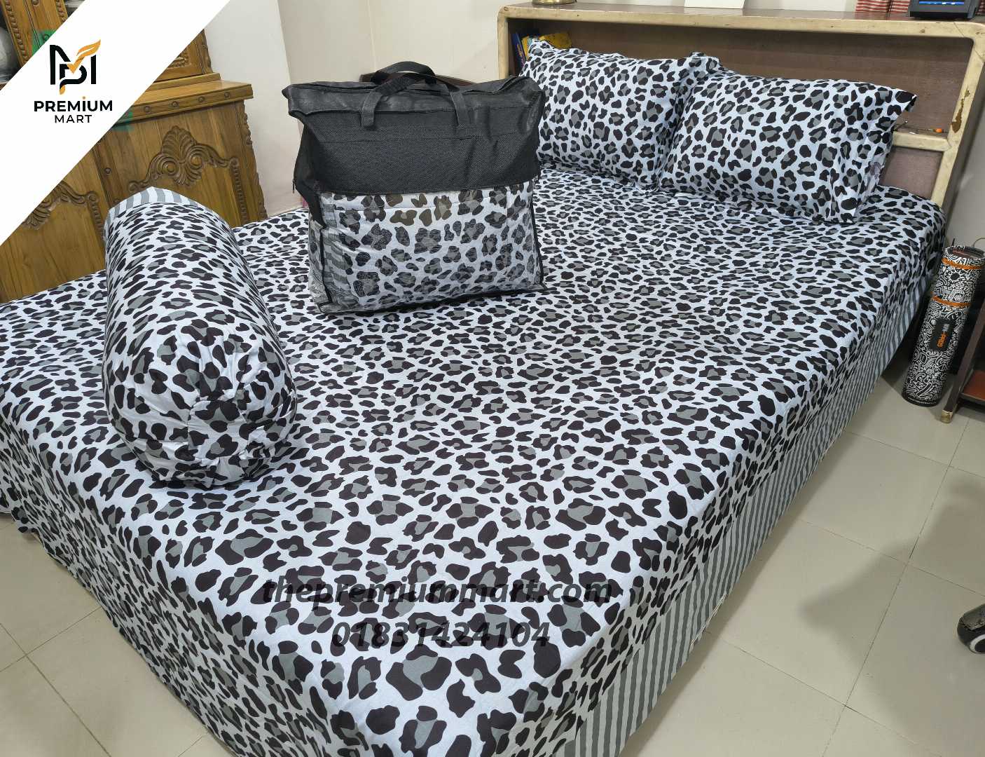 Premium,Quality,Twill,Cotton,Comforter,5,Pcs,Set