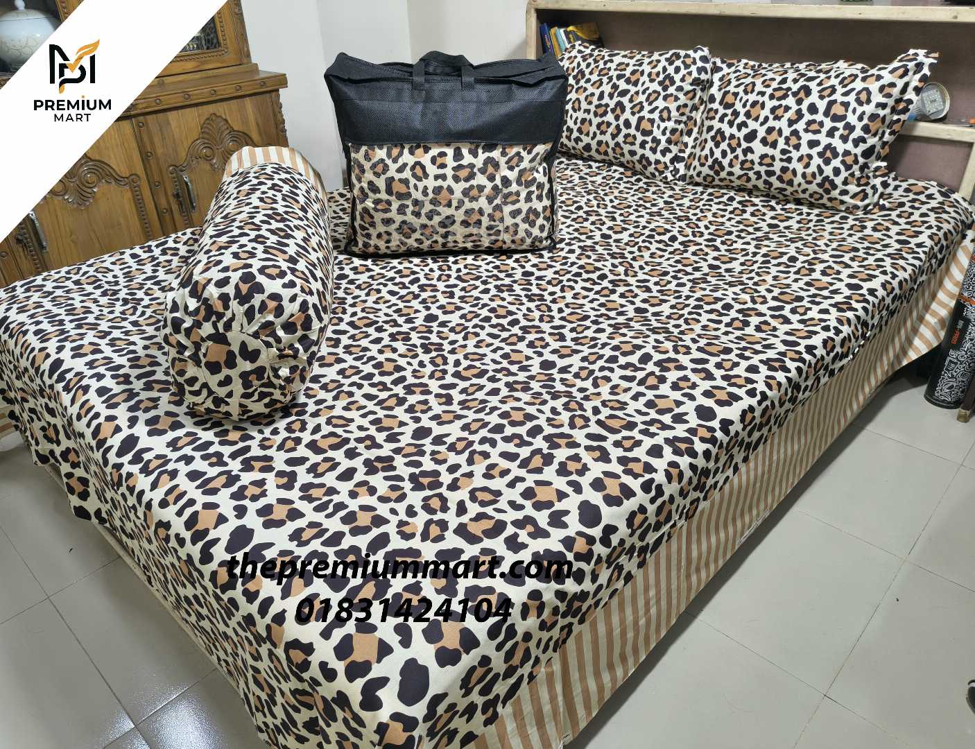 Premium,Quality,Twill,Cotton,Comforter,5,Pcs,Set