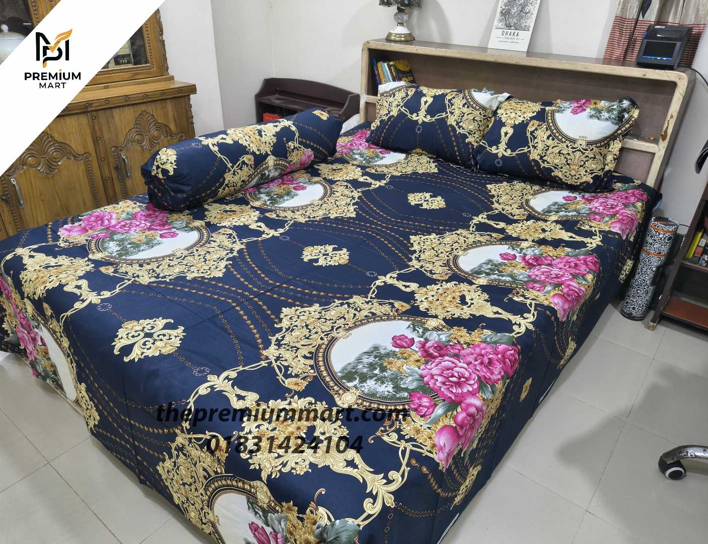Premium,Quality,Panel,Cotton,Bed,Sheets