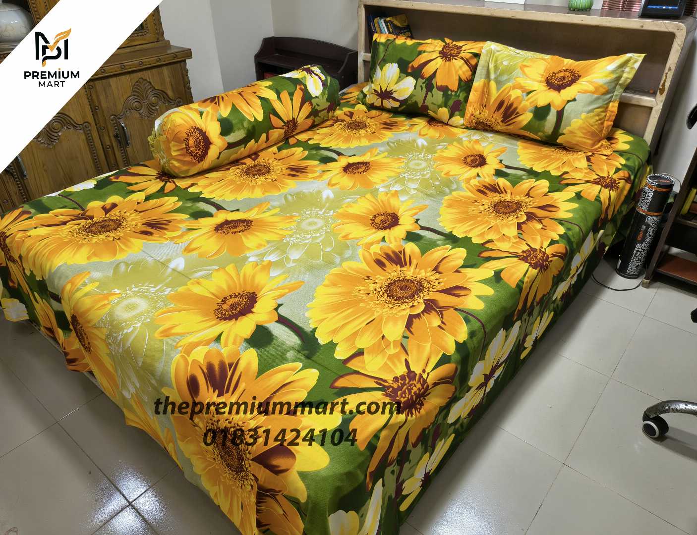 Premium,Quality,Panel,Cotton,Bed,Sheets