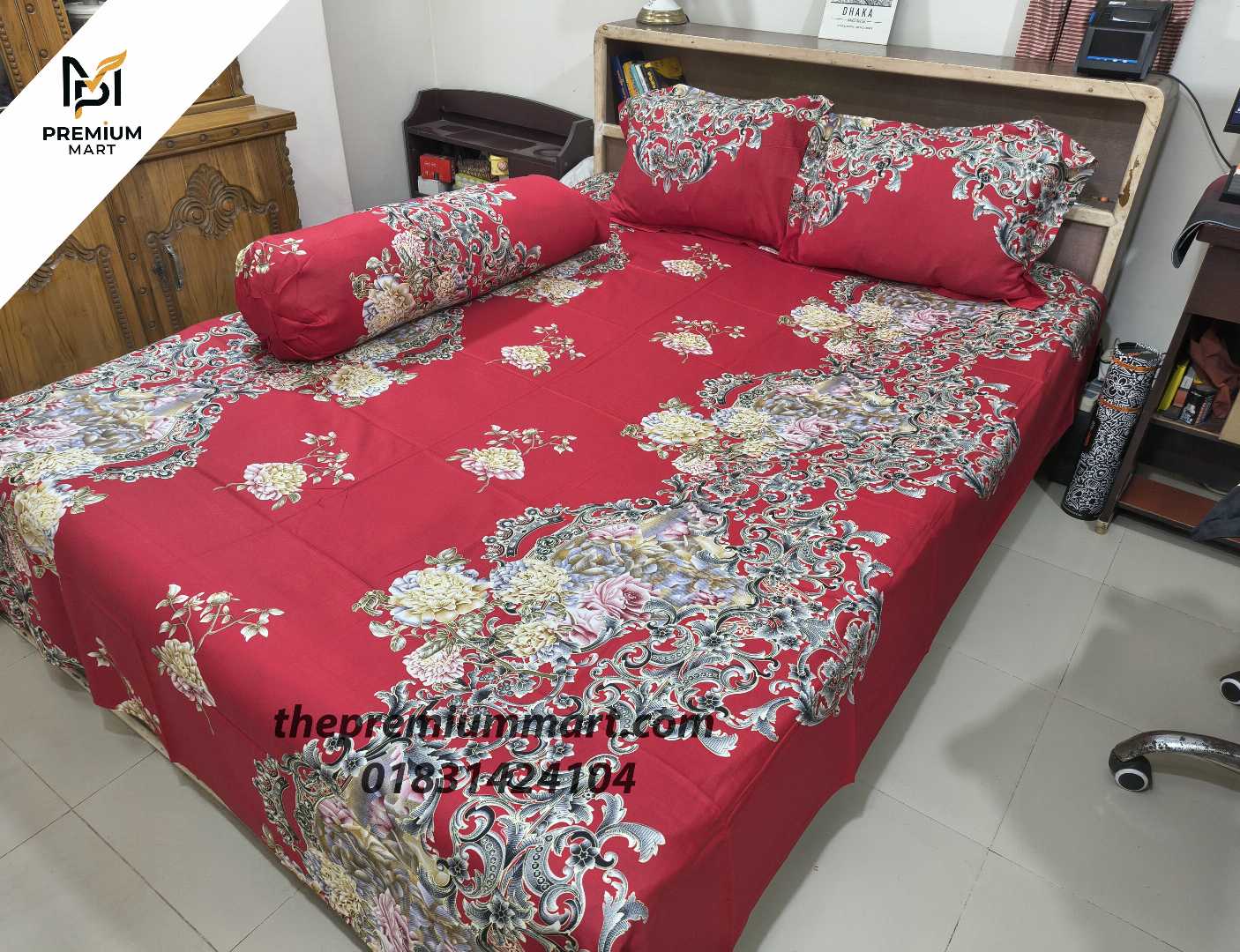 Premium,Quality,Panel,Cotton,Bed,Sheets