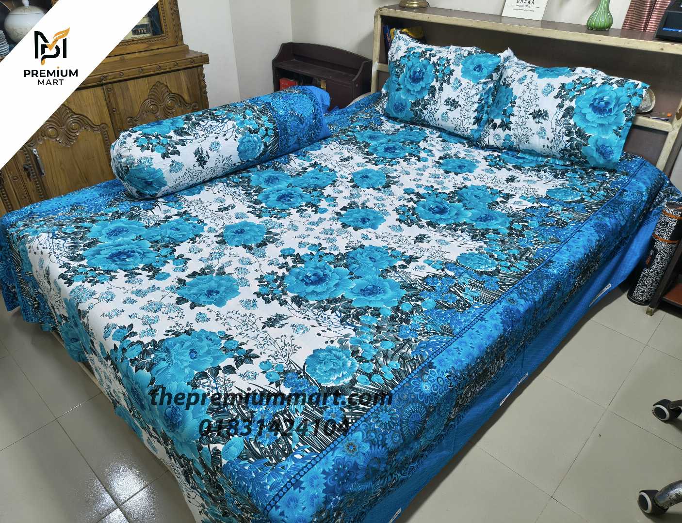 Premium,Quality,Panel,Cotton,Bed,Sheets